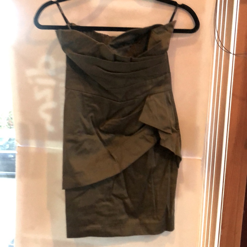 Olive cocktail dress